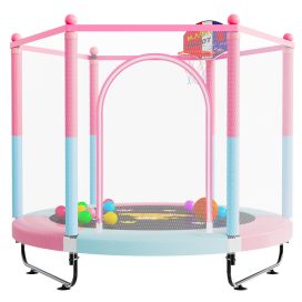 VGMiu 60" Trampoline for Kids, 5 FT Toddler Baby Trampoline