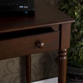Axi Writing 2-Drawer Desk, Espresso