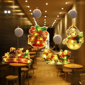 e Christmas Window Hanging Lights