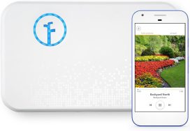 Smart Lawn Sprinkler Controller, 8-Zone 2nd Generation, Alexa Compatible with Rain, Freeze and Wind Skip (8ZULW-B)