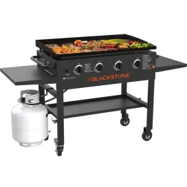 Blackstone 4-Burner 36′′ Griddle Cooking Station With Side Shelves