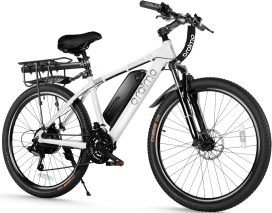 Adult Electric Bike, 350W BAFANG Motor (500W Peak), 4A 3H Fast Charging, 468Wh Li-Ion Battery, 21 Speed Gears, Air Saddle, 45 Miles 20 MPH 26" Mountain Bike Electric Bike, ANSI/CAN/UL2849 Compliant