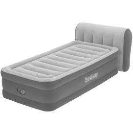 Bestway Headboard Tritech Airbed Twin 18" with built-in AC pump