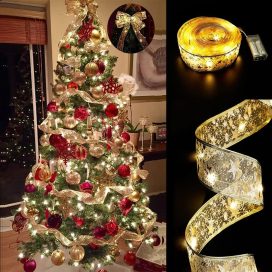 Clearance Sale Christmas Ribbon Fairy Lights