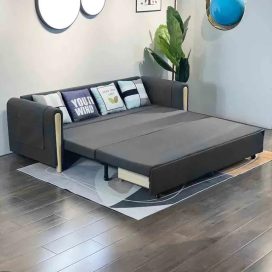 82 Full Sleeper Sofa Upholstered Convertible Sofa Bed with Storage