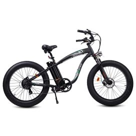 750W Electric Bike 26 Fat Tire Adult Electric Bicycles 48V 13AH Removable Lithium Battery Ebike with Suspension Fork Aluminium Frame Beach Snow Mountain E-Bike for Adults