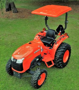 Orange Canopy for Kubota Tractor (45 x 50) Made in USA