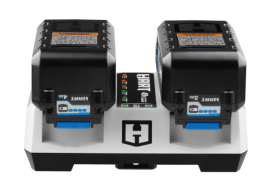 40-Volt Dual Port Fast Charger for 40V Batteries