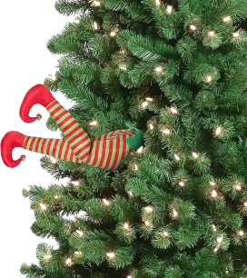 Mr. Christmas 16" Animated Elf Kickers, Red (30458)