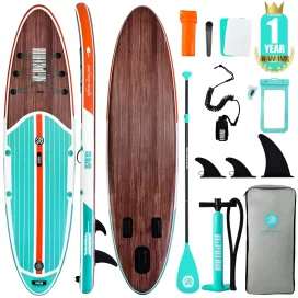 Niphean Inflatable Stand Up Paddle Board with SUP Accessories