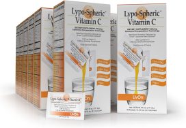LivOn Laboratories LypoCSpheric Vitamin C C 12 Cartons (360 Packets)