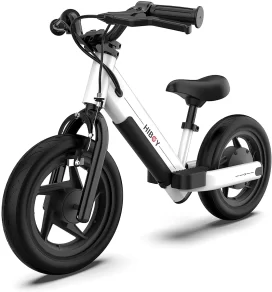 Hiboy BK1 Electric Bike for Kids Age 3-5 Years Old, 24V 100W Electric Balance Bike with 12 inch Inflatable Tire and Adjustable Seat, Electric Motorcycle for Kids Boys & Girls (White)