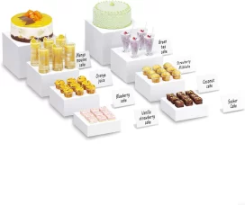 Neatsure 8PSC Buffet Risers, Food Risers for Buffet Table