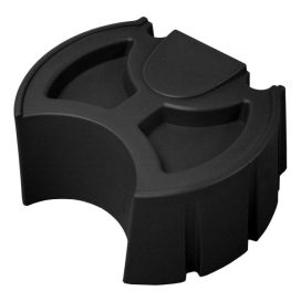 50 Gallon Rain Barrel Stand Black
