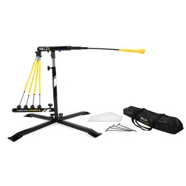 SKLZ Hurricane Category 4 Batting Trainer, Solo Swing Trainer for Baseball & Softball Tee Practice