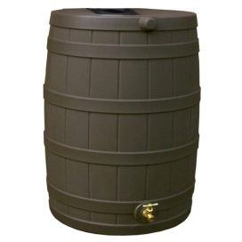 40 Gallon Rain Barrel Oak