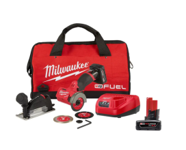 2522-21XC-48-11-2460 M12 12-Volt 3 in. Lithium-Ion Brushless Cordless Cut Off Saw Kit with 6.0Ah Battery