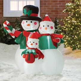 Snowmen Family Inflatable