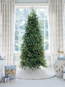 7.5' Royal Fir Slim Quick-Shape Artificial Christmas Tree Unlit