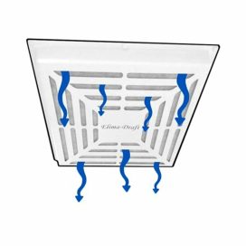 ELIMA-DRAFT MAGNETIC FILTRATION VENT COVER FOR HVAC COMMERCIAL VENTS 24' X 24'