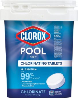 Pool&Spa Active99 3 Chlorinating Tablet, Kills Bacteria & Stops Algae, 35LB