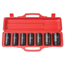 4890 3/4 in. Drive 13/16 1-1/2 in. 6-Point Deep Impact Socket Set
