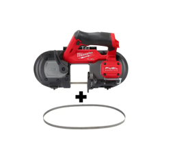 2529-20-48-39-0631 M12 12V Lithium-Ion Cordless Sub-Compact Band Saw with (4) 12/14 TPI Extreme Metal Cutting Band Saw Blades