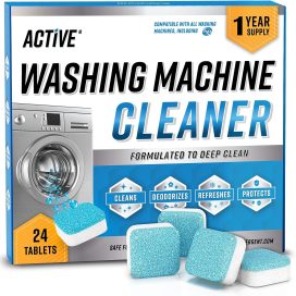 Washing Machine Dishwasher & Disposal Cleaning Tablets - Appliance Refresh Bundle Includes 12 Month Supply Dishwasher Cleaner Deodorizer, Washer Descaler, Disposer Freshener Deep Cleaning - 72 Tablets