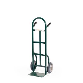 HaulPro Duty Hand Truck with Double-Grip Handle C Steel Dolly Cart for Moving C 800 Pound Capacity C 10 C Rubber Wheels C