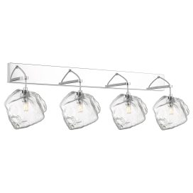 63131LED'sP-MSS/CLR 4 Light Wall / Vanity in Mirrored