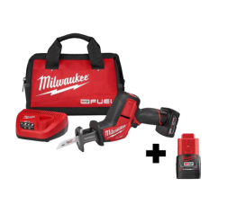 2520-21XC-48-11-2420 M12 12V Lithium-Ion Brushless Cordless Reciprocating Saw Kit with 2.0Ah Battery