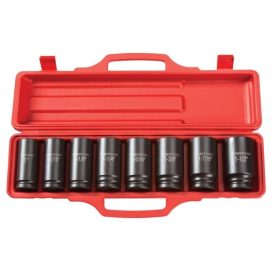 4891 3/4 in. Drive 1 1-1/2 in. 6-Point Deep Impact Socket Set