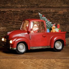 Christmas Delivery Truck Lighted Water Globe