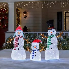 3-Piece Snowman Family
