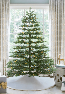 9' Rushmore Fir Artificial Christmas Tree 1000 Warm White Led Lights